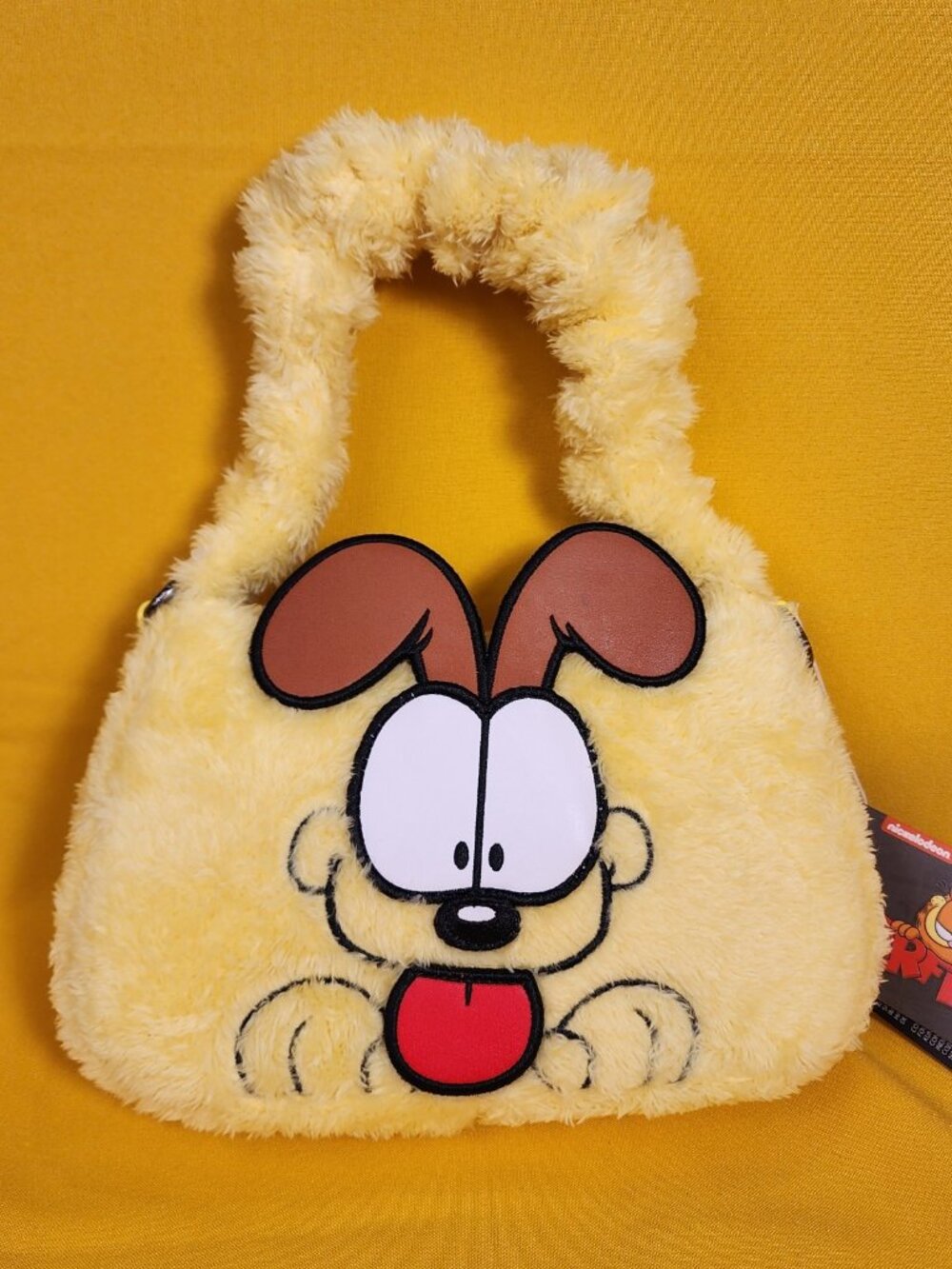 Loungefly Nickelodeon Garfield Odie Dog Plush Cosplay Crossbody Handbag NEW